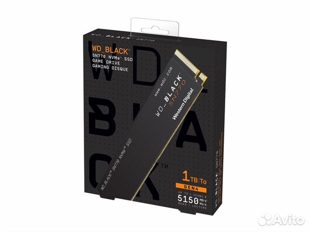 SSD WD Black SN770 Gen4x4 1TB m.2 Nvme (новый)