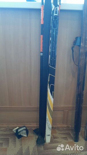 Лыжи (комплект), полупластик 185 см