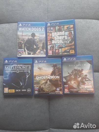 Диски игры для ps4