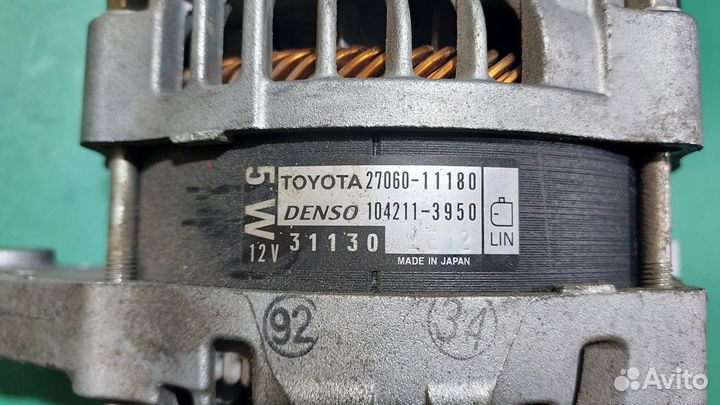 Генератор TLC Prado 150 toyota Land Cruiser Prado 150 (2017-н.в.)