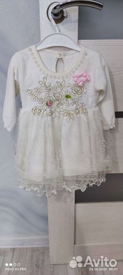 Нарядное платье для девочки 1 год