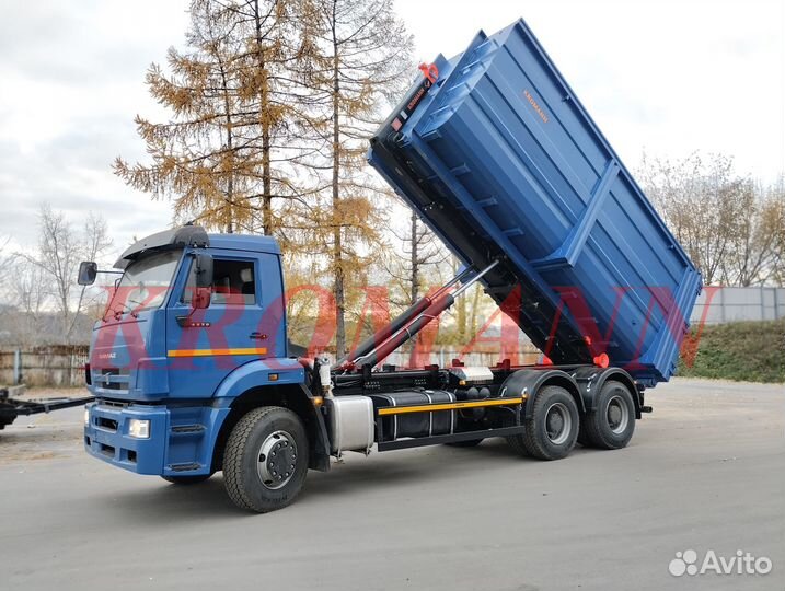 Мультилифт Камаз 6520 Cummins 400 сил Kromann 26 т
