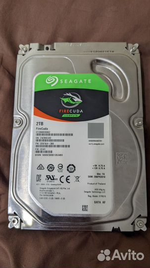 Жесткий диск seagate firecuda 2tb