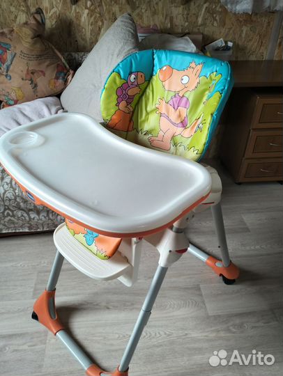 Стульчик для кормления chicco polly