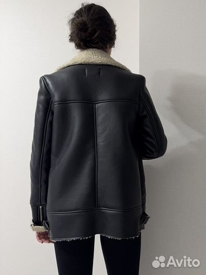 Дубленка bershka женская xs