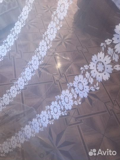 Тюль от 1.9 до 3 м высоты