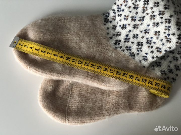 Шерстяные носки гольфы