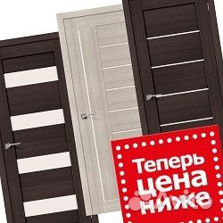 Складная дверь Браво Эко шпон Cappuccino Melinga