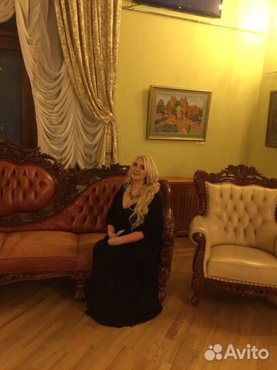 Вечернее платье 48 размер черное