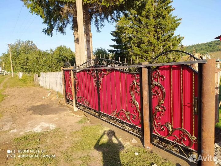 Ворота кованые