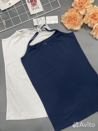 OVS набор из 2х маек на тонких лямках 164-170