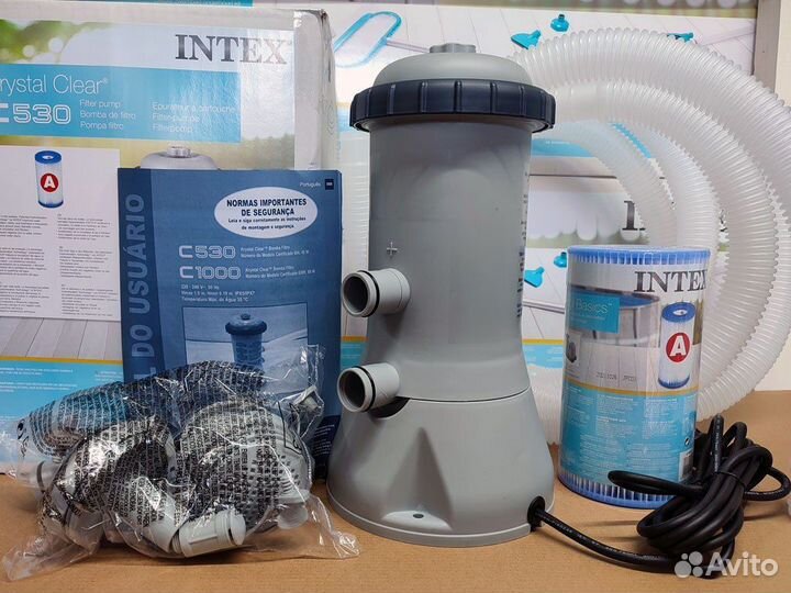 Фильтр насос для бассейна 28638 intex