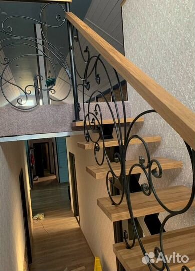 Лестницы на металлокаркасе под ключ