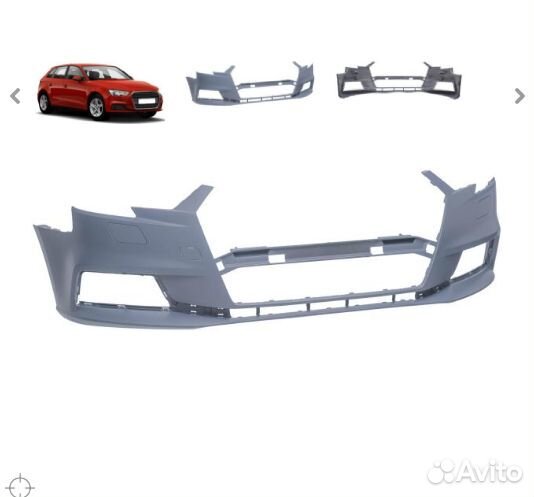 Бампер передний Audi A3 05/16-10/20 хэтчбек
