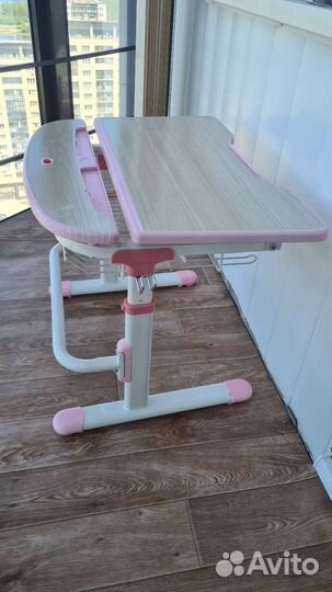 Растущая парта и стул бу