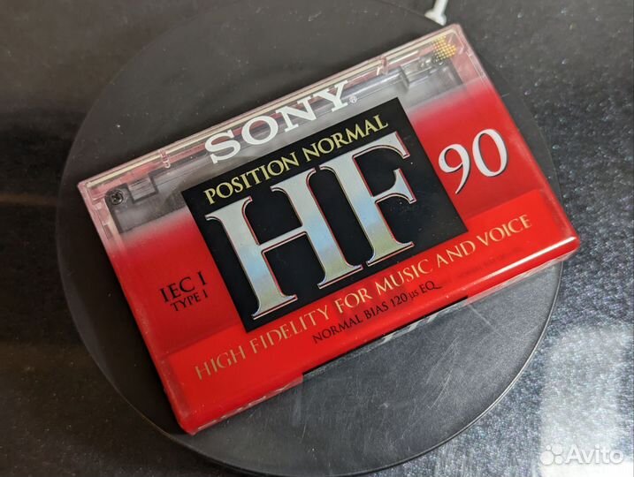 Аудиокассета Sony HF 90 (1996)