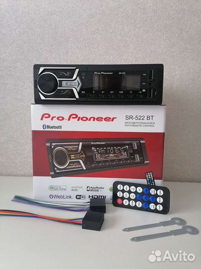 Автомагнитола Pro.Pioneer SR-522 BT