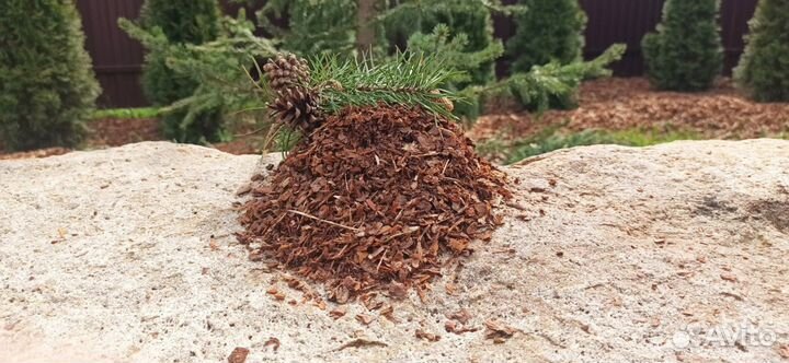 Кора-мульча сосны фаркции 0-1 см (мешки 50 литров)