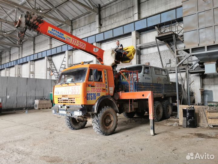 Манипулятор вездеход стрела 7тн, 19м борт 10 тн