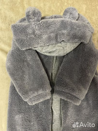 Комбинезон плюшевый 80