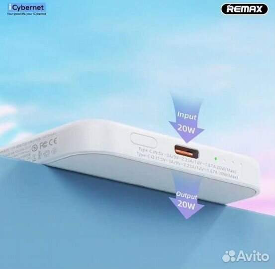 Внешний аккумулятор Magsafe Remax RPP-65 10000mAh