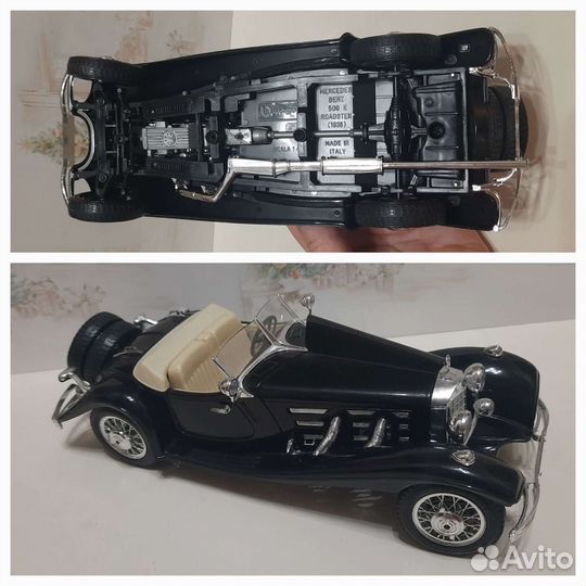 Bburago: Ferrari, Mercedes 500K 1:20, 1:43