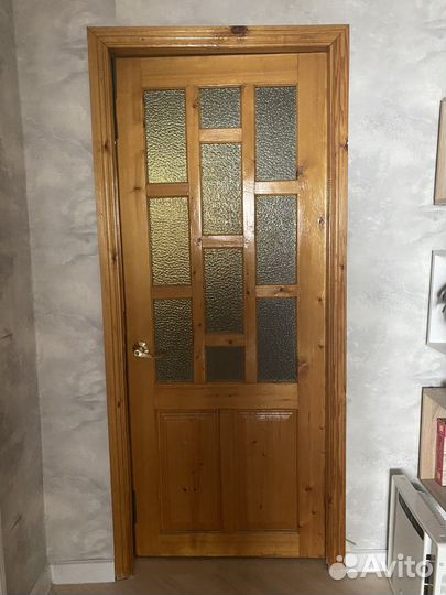 Дверь межкомнатная бу массив