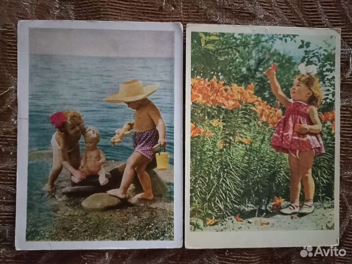Дети на открытках 1955 - 1958гг