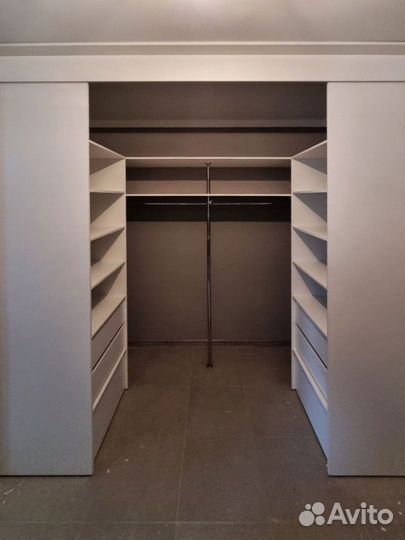 Гардеробная под заказ в рассрочку