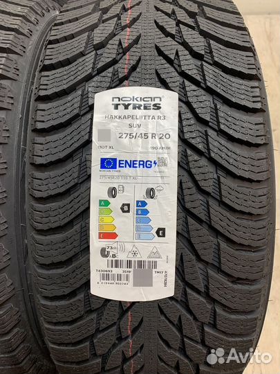 Nokian Tyres Hakkapeliitta R3 SUV 275/45 R20