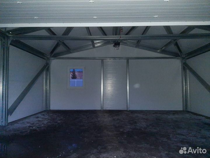 Гараж из панелей, теплый гараж, Дорхан быстровозв