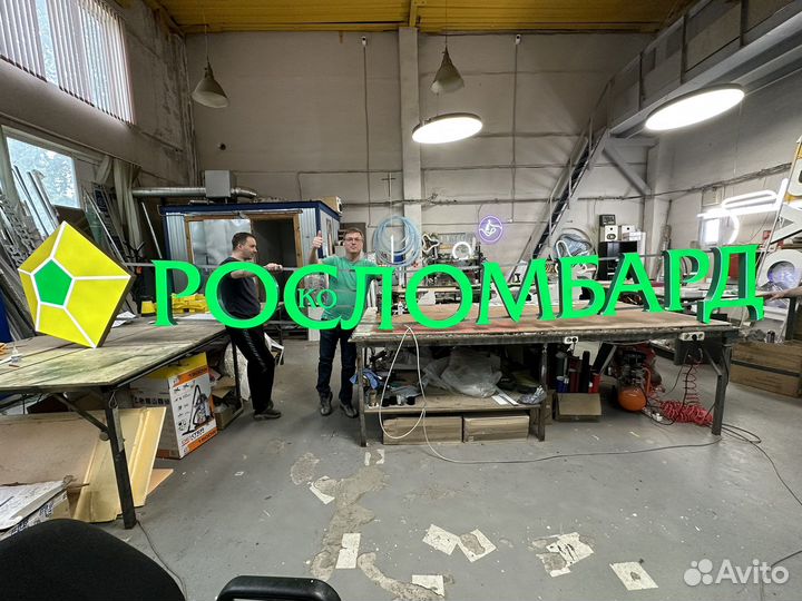 Вывески объемные буквы