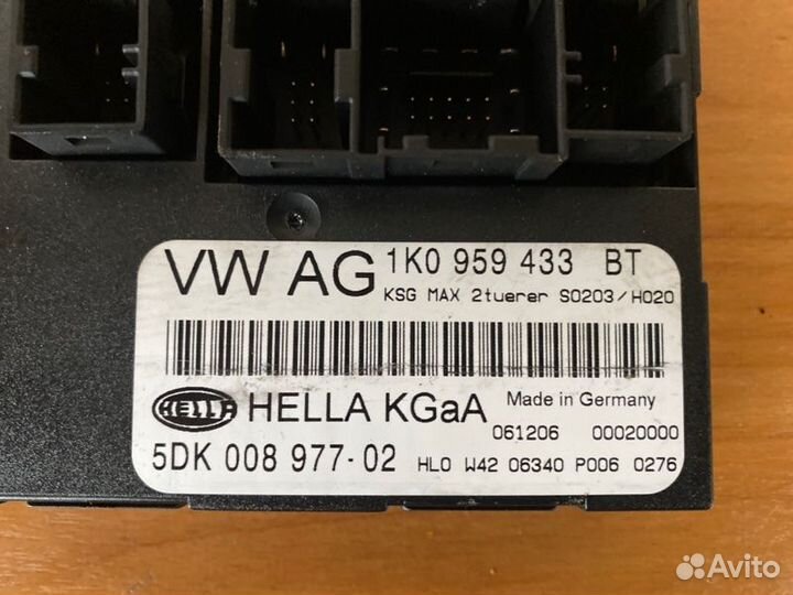 Блок комфорта Vw Golf 5 BSE 2007