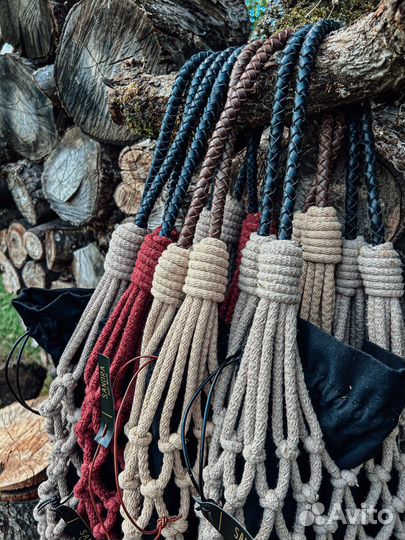 Сумка авоська макраме