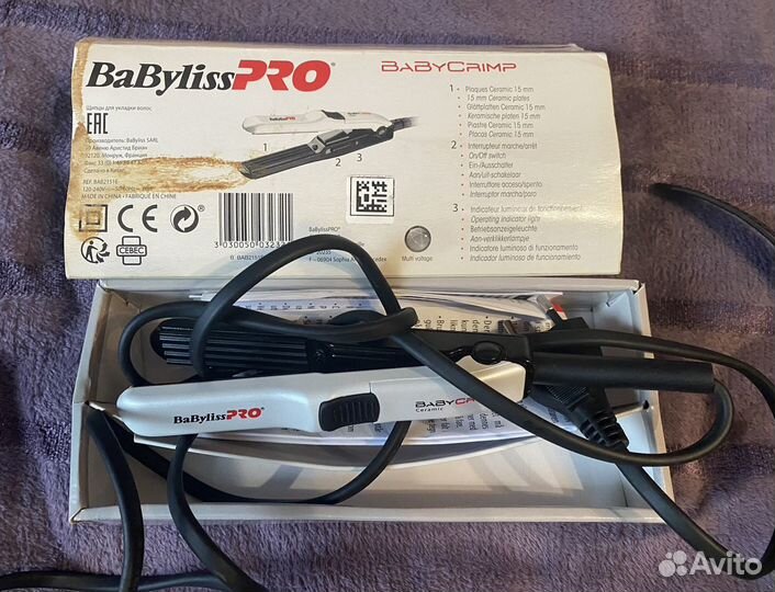 Мини щипцы-гофре BaByliss PRO