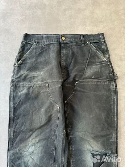 Джинсы черные carhartt