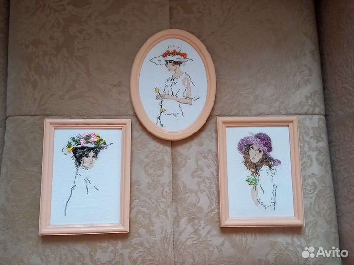 Картина вышитая крестом