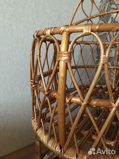 Колыбель детская плетеная