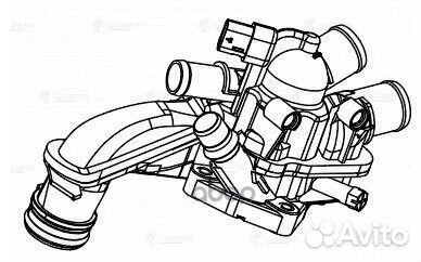 Термостат для а/м PSA 308 (11) /C4 (10) 1.6i