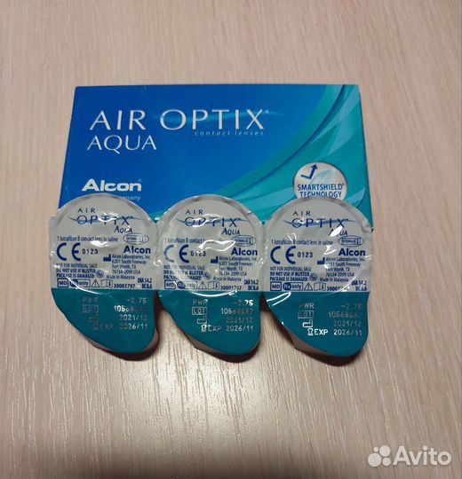 Линзы контактны air optix