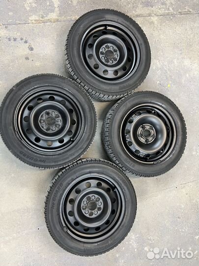 Шины с дисками r15 VW Skoda 185/60 зимние