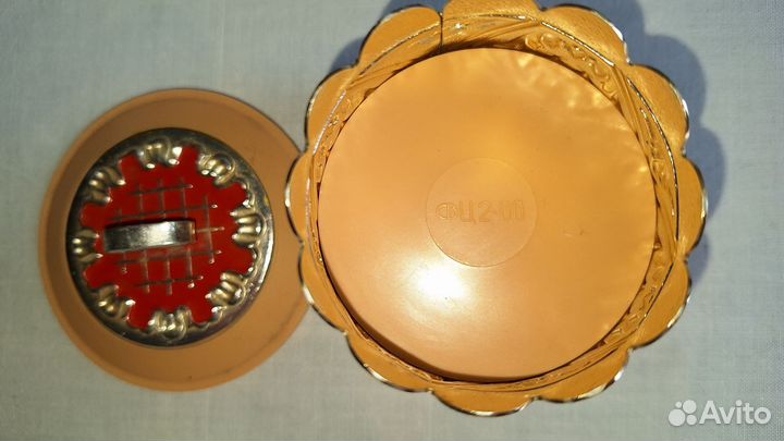 Винтаж: Б/У Шкатулка с эмалями, СССР, клеймо