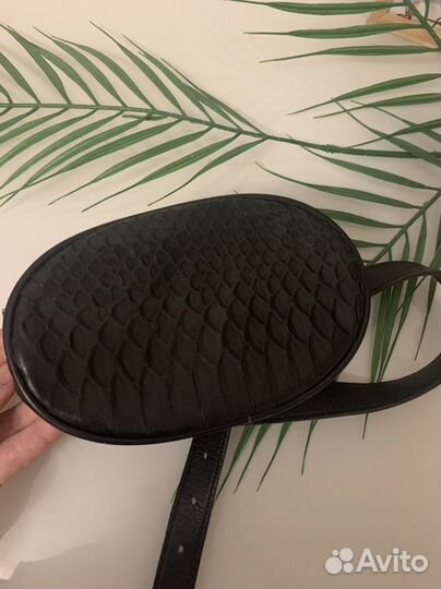 Поясная сумка кожи питона