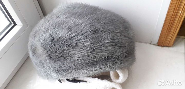 Берет жен, норка, р 57