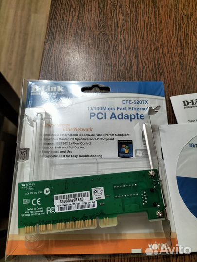 DFE-520TX Сетевой PCI-адаптер