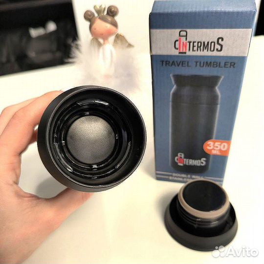 Термос 350 черный