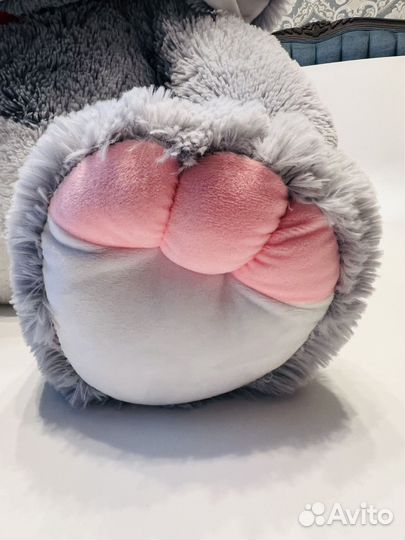 Большая мягкая игрушка заяц хэппи