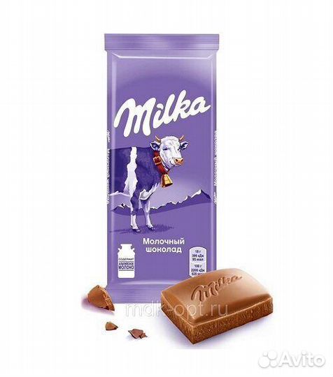 Шоколад Milka молочный 85г