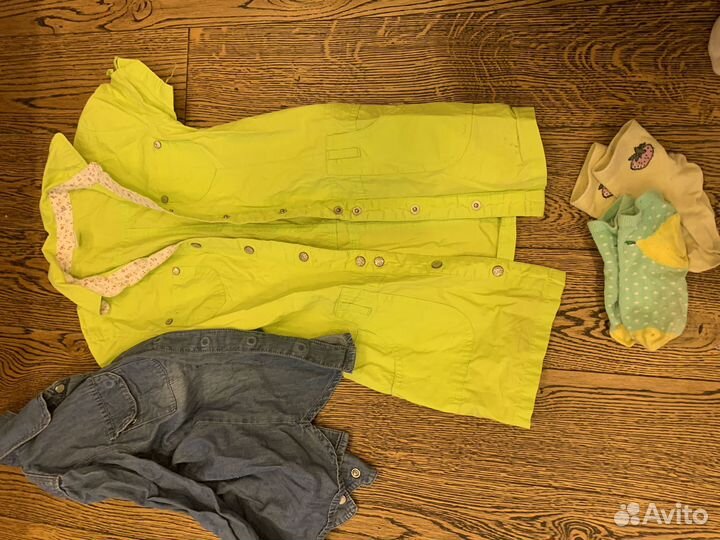 Пакет вещей для девочки 104-110, весенние и летние