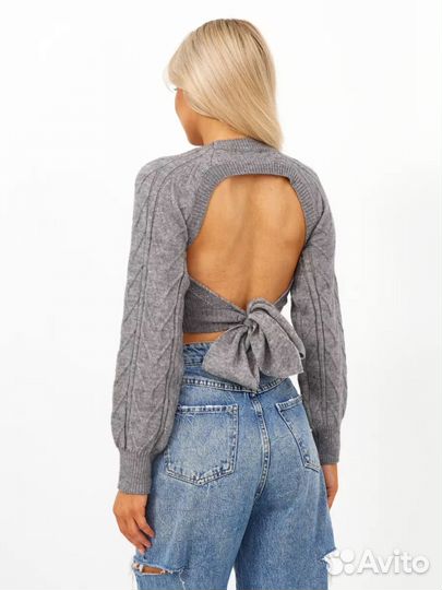 Вязаный теплый свитер y2k